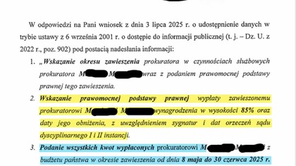 Prokurator skazany 19. 12 . 2022- biorący 6 lat wypłatę bez pracy - wyrok nieprawomocny od 2,5 roku.