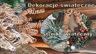 Stroik świąteczny na drzwi