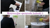 Motywacyjne sprzątanie łazienki Posprzątaj ze mną  Uporządkowana