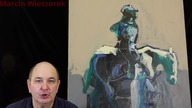 Leszek Drygalski Jeździec we mgle, obraz olejny z 2022 r.