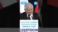 Kaczyński ledwo wycedza słowa Donald Tusk #shorts
