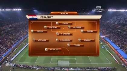 MŚ 2010 07 03 Paragwaj - Hiszpania