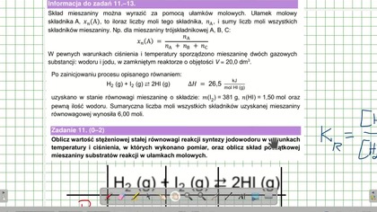 Skład mieszaniny można wyrazić za pomocą ułamk&oacute;w molowych.  Ułamek molowy składnika A, xn (A), to iloraz liczby moli tego składnika, nA.  ZADAN