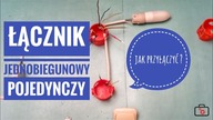 Podłączenie lampy poprzez wyłącznik (włącznik) pojedynczy, wariant nr 2.