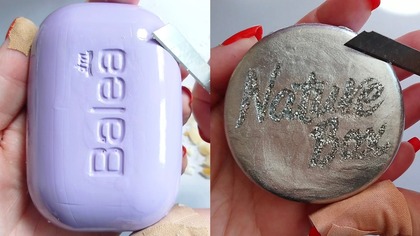 Soap Carving ASMR Relaxing Sounds no talking Satisfying ASMR Video