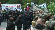 Ludzie krzycza Morderca  na pogrzebie Jaruzelskiego