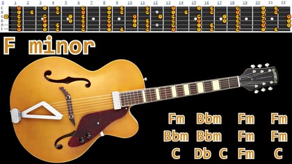 Gary Moore Blues Ballad Guitar Backing Track - F minor | 70bpm