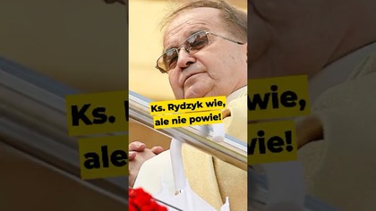 Ks.  Rydzyk wie, ale nie powie! #IPPTVNaŻywo #polityka #Polska #Rydzyk #TVTrwam #zbawienie #Biblia