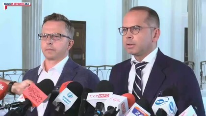 D.  Joński, M.  Szczerba [KO] Kontrola w Wodach Polskich