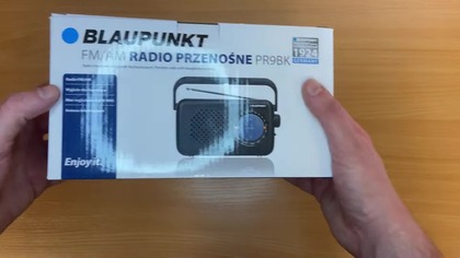 UNBOXING: Radio przenośne Blaupunkt PR9BK