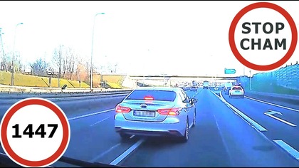 Stop Cham #1447 - Niebezpieczne i chamskie sytuacje na drogach