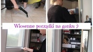 Wiosenne porządki na ganku Czyszczenie fug Motywacja do sprzątania  Uporządkowana
