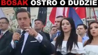Bosak bije w Dudę: To czysta prounijna, obrzydliwa, fałszywa, pełna hipokryzji propaganda