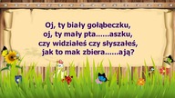 Sieją mak - z linią melodyczną ( karaoke )