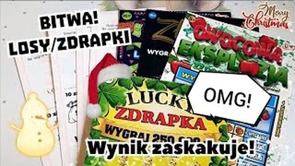 Zdrapmasy Lotto  9  Losy VS Zdrapki!  Zwycięzcy chyba nie ma! 