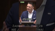 Mentzen zaatakował rząd i Domańskiego.  Budżet jest sfałszowany!