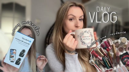 Świąteczne rozdanie, nowe włosy i testujemy mikrofon | DAILY VLOG 