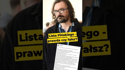 Lista Pińskiego - prawda czy fałsz? #piński @J@Jan_Pinski