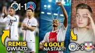 Wpadka PSG! Takie GWIAZDY REMISUJĄ z Brugge...  Strzelił 4 GOLE w DEBIUCIE! City GROMI Lipsk 6-3!