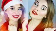 SZALONY MAKIJAŻ ŚWIĄTECZNY!! patinaa