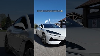 Tryb kraba w DENZA Z9, czyli auto jedzie bokiem...   Denza Z9 GT #danielgrzyb #byd #elektromobilność