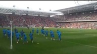 Trening reprezentacji Holandii na stadionie Wisły