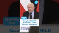 (subskrybuj) Kaczyński NIEMIŁO do własnych fanów :( #shorts