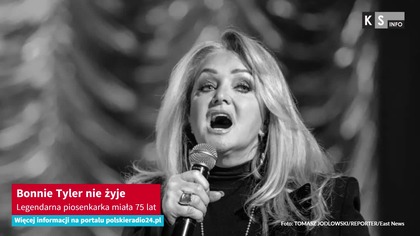 Bonnie Tyler nie żyje.  Legendarna piosenkarka miała 75 lat [KS Info]
