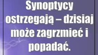 Poniedziałek pod znakiem burz