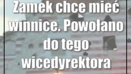 Zamek chce mieć winnice.  Powołano do tego wicedyrektora