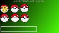 Ash Ketchum Manga Pokemon Team