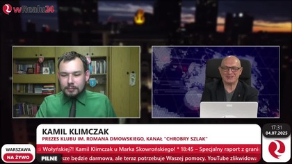 Ukraińcy zakazują Polakom obchodów pamięci Rzezi Wołyńskiej?! Kamil Klimczak u Marka Skowrońskiego