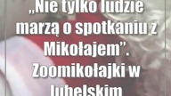 Nie tylko ludzie marzą o spotkaniu z Mikołajem.  Zoomikołajki w lubelskim schronisku