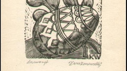 Wielkanoc - pocztówka Kazimierza Wiszniewskiego z 1952 r.