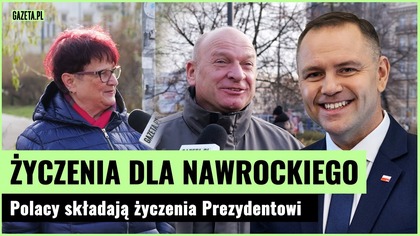Polacy składają życzenia prezydentowi Nawrockiemu