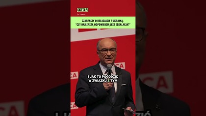 Czarzasty: Trzeba odpowiedzieć na to, co zrobił pan Zełenski, ale...  #shorts