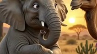 słoń i wielbłąd #funny #animals #comedy #true #funnyanimals #prawda