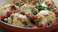 Drobiowe roladki w stylu Caprese.
