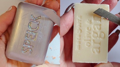 Soap Carving ASMR Relaxing Sounds no talking Satisfying ASMR Video