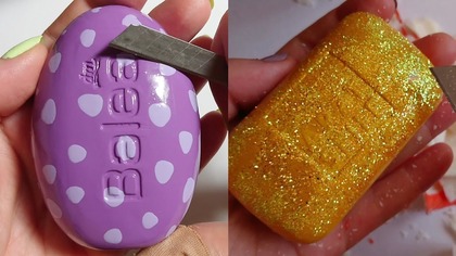 Soap Carving ASMR Relaxing Sounds no talking Satisfying ASMR Video