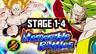 MEMORABLE BATTLES MOVIE EDITION STAGE 1, 2, 3, 4 FULL FIGHT NO ITEM RAINBOW TEAM DOKKAN BATTLE