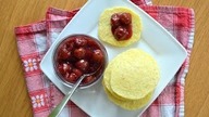 Placki jaglane z domową frużeliną wiśniową ( BEZ GLUTENU, MLEKA, CUKRU ) - [Atlas Smaków]