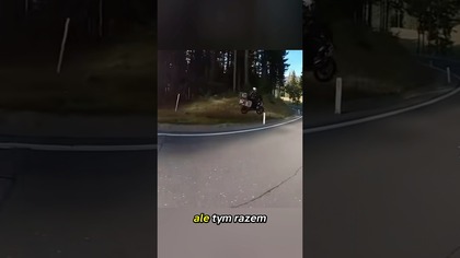Czy to był cud? Motocyklista przeżył niewiarygodne!  #polskiedrogi #szczęście