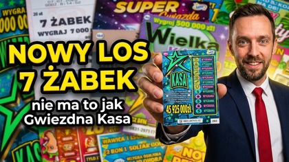 Zdrapki Lotto  Nowy kolor Linii  Obowiązkowa podkowa i Los 7 Żabek 