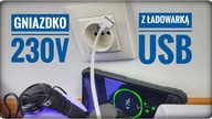 Jak podłączyć gniazdko 230V z ładowarką USB 5V 2,1A