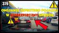 Kierowca MPK omija w niebezpieczny sposób korek