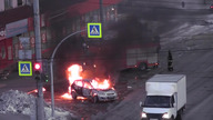 Płonący samochód to nie żarty