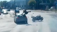 Wypadek motocyklisty w Poznaniu