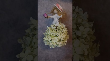 KWIATOWA LALECZKA z kanału @diy_art_ideas #shorts #diy #laleczka #flowers