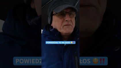 EMERYT POWIEDZIAŁ TO NA GŁOS.  CHODZI O PRACĘ